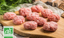 Ferme Bichet - Boulettes de viande nature BIO x8