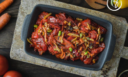 Maison BAYLE - Champions du Monde de boucherie 2016 - Emincé de bœuf Tex-Mex - Fin gras du Mézenc - 3 x 500g