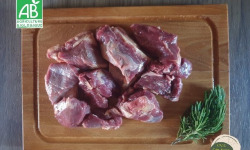 Ferme GAEC Côte Pardin - [SURGELÉ] Bourguignon de boeuf BIO Race Aubrac - 1 kg