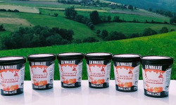 Les Glaces de la Vallée - Coffret glaces Caramel et fleur de sel Guérande "la Vallée" 6x500ml