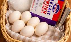 Des Poules et des Vignes à Bourgueil - Kit « Île flottante » au œufs d’oies pour 8 personnes