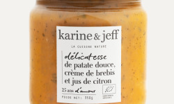 Karine & Jeff - Délicatesse de patate douce, crème de brebis et jus de citron