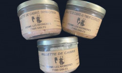 Ferme les Avoineries - Assortiment de 3 Rillettes de chevreau