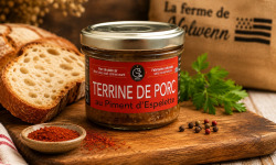 La ferme de Nolwenn - Terrine de Porc au piment d’espelette 90g