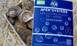 Huîtres Henry - 24 APEROYSTERS Huitres plates belons BIO Petites