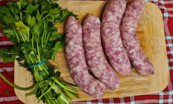 Ferme du Groin à L’Airbe - Saucisses de porc plein air x4