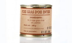 Ferme de la Garrigue Haute - Foie gras d’oie entier en conserve 100g