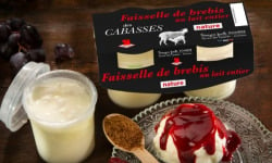 Fromagerie des Cabasses - Faisselles de brebis - Lot de 2 - 200g