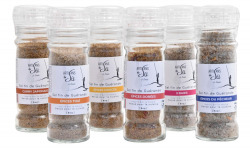 Artisans du Sel - Sélection Moulins Sels Aromatisés – 6 Recettes épices Artisans du Sel (80g x6)