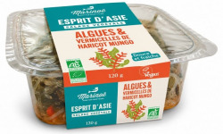 Marinoë - ESPRIT D’ASIE - SALADE VEGETALE : ALGUES ET VERMICELLES DE HARICOT MUNGO BIO