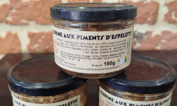 La charcuterie des Alpilles - Terrine aux piments d'espelette 190g