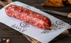 Maison BAYLE - Champions du Monde de boucherie 2016 - Saucisson à cuire pistaché - 1,77kg (3 morceau)