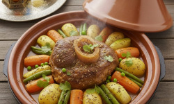 Le Paradis d'Escargot - Tajine d'agneau fondant accompagné de légumes et de semoule 1 personne