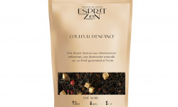 Esprit Zen - Thé Noir "Couleur d'enfance" - cacao - vanille - amande - Sachet 100g