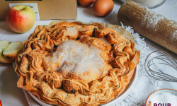 Ferme Sereine en Périgord - Grande Tourtière Pommes Armagnac pour 8 à 10 personnes - 960 g