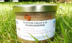 Cailles de Chanteloup - Lot de 3 verrines 380gr de filets de caille en sauce