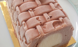 Le Jardinier Glacier - BUCHE GLACEE PECHE DE VIGNE/VANILLE 6 A 8 PERS