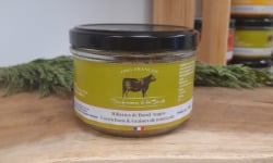 Des Hommes et des Boeufs - Rillettes de bœuf Angus aux cornichons et graines de moutarde - 180 g