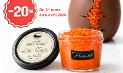 Caviar Perle Noire - Oeufs de truite fumés - 90 gr