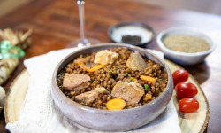 Maison Micouleau - Sauté de porc aux lentilles barquette 300g