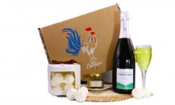 Le safran - l'or rouge des Ardennes - Coffret cadeau Champagne-Meringues