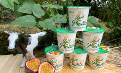 Lait Prairies du Boulonnais - Yaourt fermier brassé à la mangue-passion x6