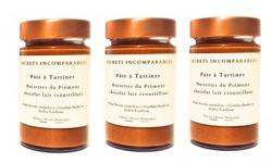 Secrets Incomparables - Pâte à Tartiner Noisette du Piémont IGP Chocolat Lait Croustillant (Offre -5%: 200gx3)