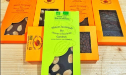 Ferme des Fabres, Vos Manges Gardiens - Chocolat BIO Noir Amandes 100g