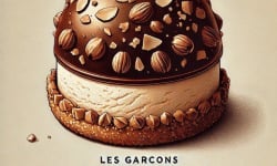 Les Garçons Glaciers - Lot de 4 Goûter vanille/chocolat noir