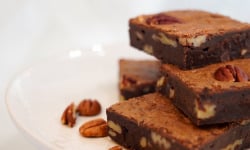 Invitation au Délice - Brownies Chocolat Noir et Noix de Pécan - Lot de 4