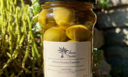 L’Oliveraie du Coudon - OLIVE VERTE CASSE 314gr