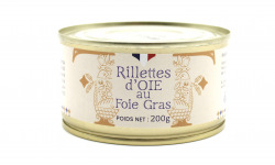 Ferme des Fayards - Rillettes d’Oie au foie gras 30% 200g