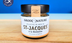 La Criée d'à Côté - Rillettes de Noix de Saint Jacques à la Bretonne - Groix & Nature - 100g