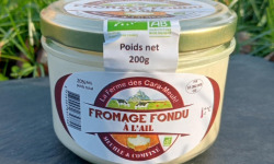 La Ferme des Cara-Meuh - Fromage fondu à l'ail BIO - 200g