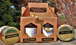 La Truite du Mézenc - Coffret cadeau miel 2 pots de 250g - 500g