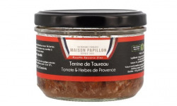 Maison PAPILLON - Artisan depuis 1955 - Terrine de Taureau Tomate et Herbes de Provence 160g