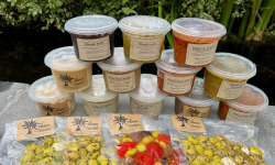 L’Oliveraie du Coudon - OLIVADE VERTE FRAÎCHE - 12 POTS DE 250GR