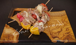 Boucherie Charcuterie Traiteur Lionel Ghérardi - Brochette de Veau Label Rouge marinée aux cèpes x 2