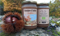 L'Aubre Fruchau - Confiture de châtaignes et marrons d’Ardèche BIO 6x360g