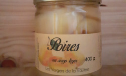 Les Vergers de la Vautée - Poires au sirop léger