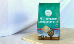 BERRY GRAINES - Mélange Petit Épeautre/lentilles Vertes origine France - sachet 350g x10