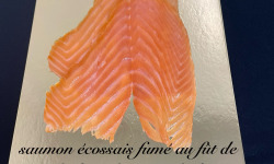L'atelier Sea Frais - Saumon fumé aux copeaux de fûts de whisky et infusé au whisky