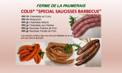 Ferme de la Paumerais - COLIS "SPECIALES SAUCISSES BARBECUE" (x1) - 3 Kg