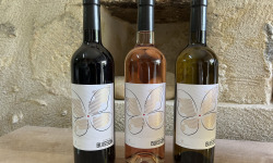 Domaine du Buisson - Lot de 3 bouteilles de Bordeaux : rouge, rosé et blanc