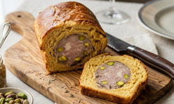 Le Cochon Sans Cochonnerie - Saucisson brioché pistaché sans nitrite 750g