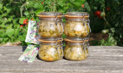 Le champ des Mêlés - Lot de 4 bocaux Kimchi bio lacto-fermentés de 250g