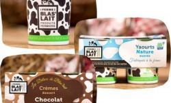La Ferme de Blas'Lait - Lot Crèmes desserts Chocolat x4 + Yaourts Nature sucrés x4 + Yaourts à la Vanille x4