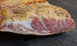 Elevage de Cochons en Forêt et Produits du Terroir Jurassien - Bulagna - Gorge de porc plein air fumée