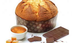 PASTA PIEMONTE - Panettone Caramel Beurre Salé & Chocolat au lait - 1 Kg