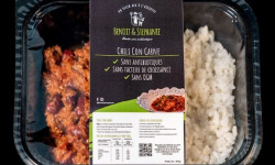 Benoit & Stéphanie - Chili Con Carne Barquette avec Riz - 300g